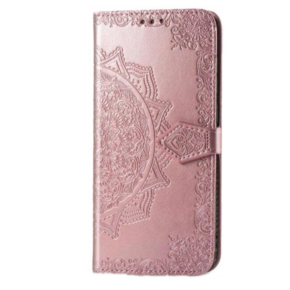 Embossing PU Leather Wallet Case For LG X Prower 2 Card Slot Flip Stand Cover