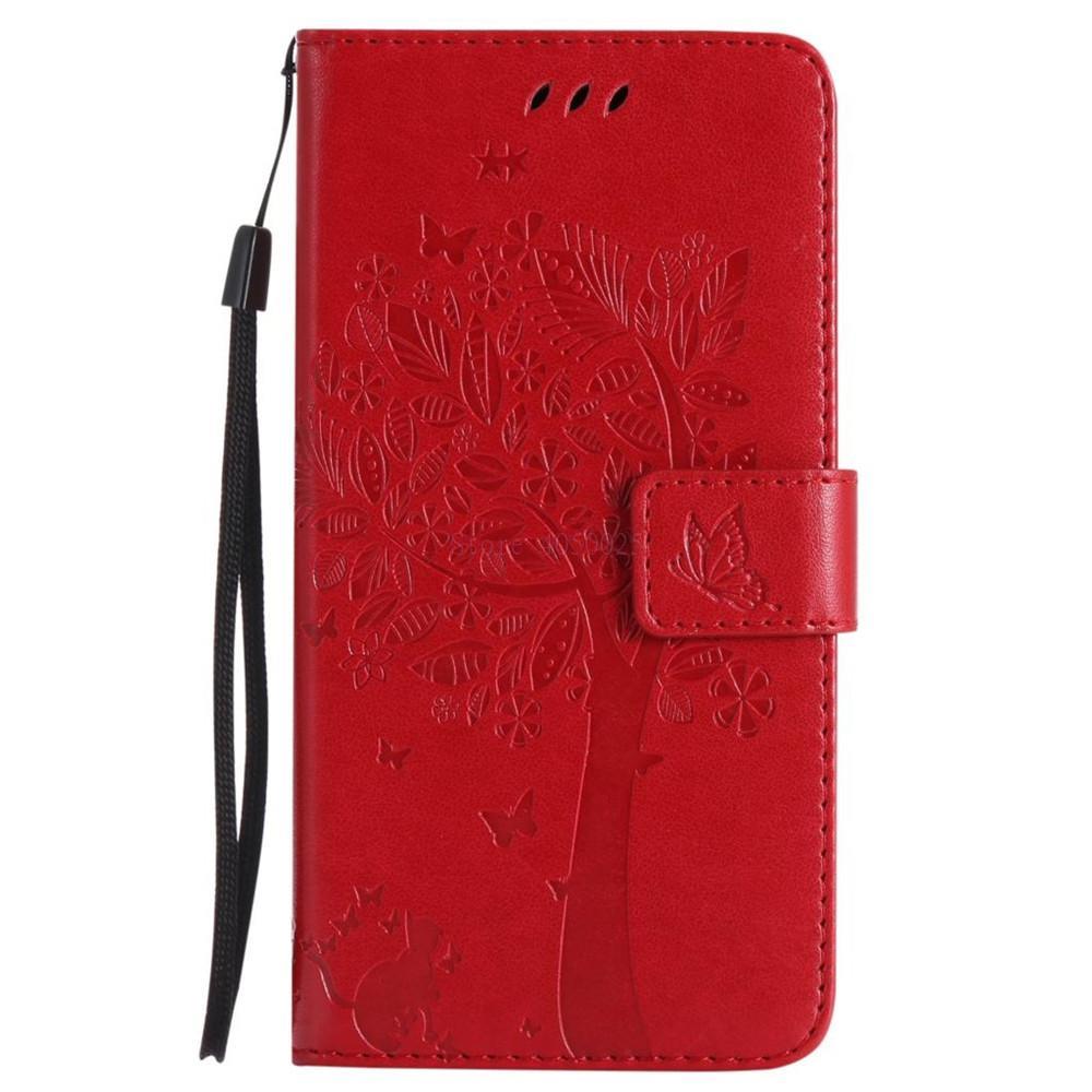 For LG K10 Flip Wallet PU Leather Phone Cover Case