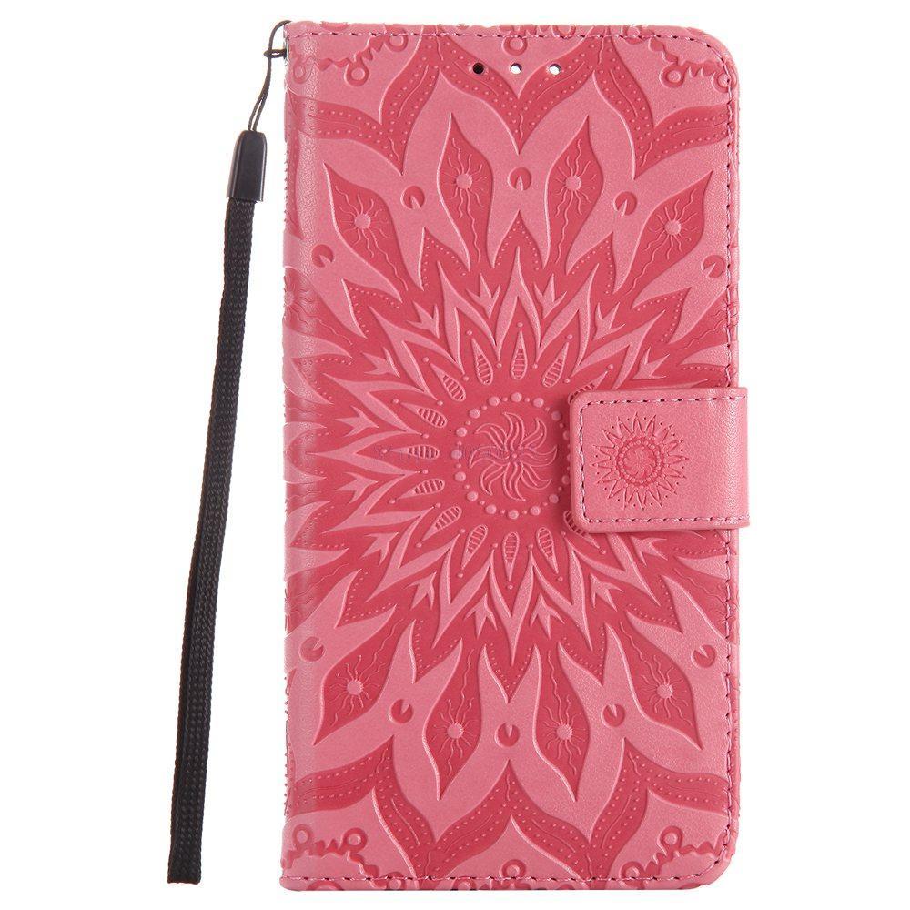 Case Cover For LG K10 Wallet Flip Phone PU Leather Coque