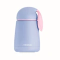 Cute Rabbit Thermos Cup Water Bottles For Children Double Wall Stainless Steel Pink Cover With Lid Gift