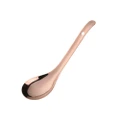1Pcs Rice Serving Spoon 18/8 Stainless Steel Long Handle Soup Porridge Rice Scoop Gold Tableware Spoon Dinnerware Kitchen Tools
