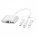 3-head three-in-one for Apple Android type-c mobile phone universal tfsd multi-function otg card reader all in one