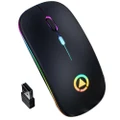 Wireless Mouse RGB Rechargeable Mouse Computer Silent Mause LED Backlit Ergonomic Gaming Mouse For Laptop PC Free Shipping