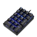 K23 USB Wired Numeric Mechanical Keyboard with OUTEMU Switch Black Blue LED Backlight 21 Keys Keypad for OSU