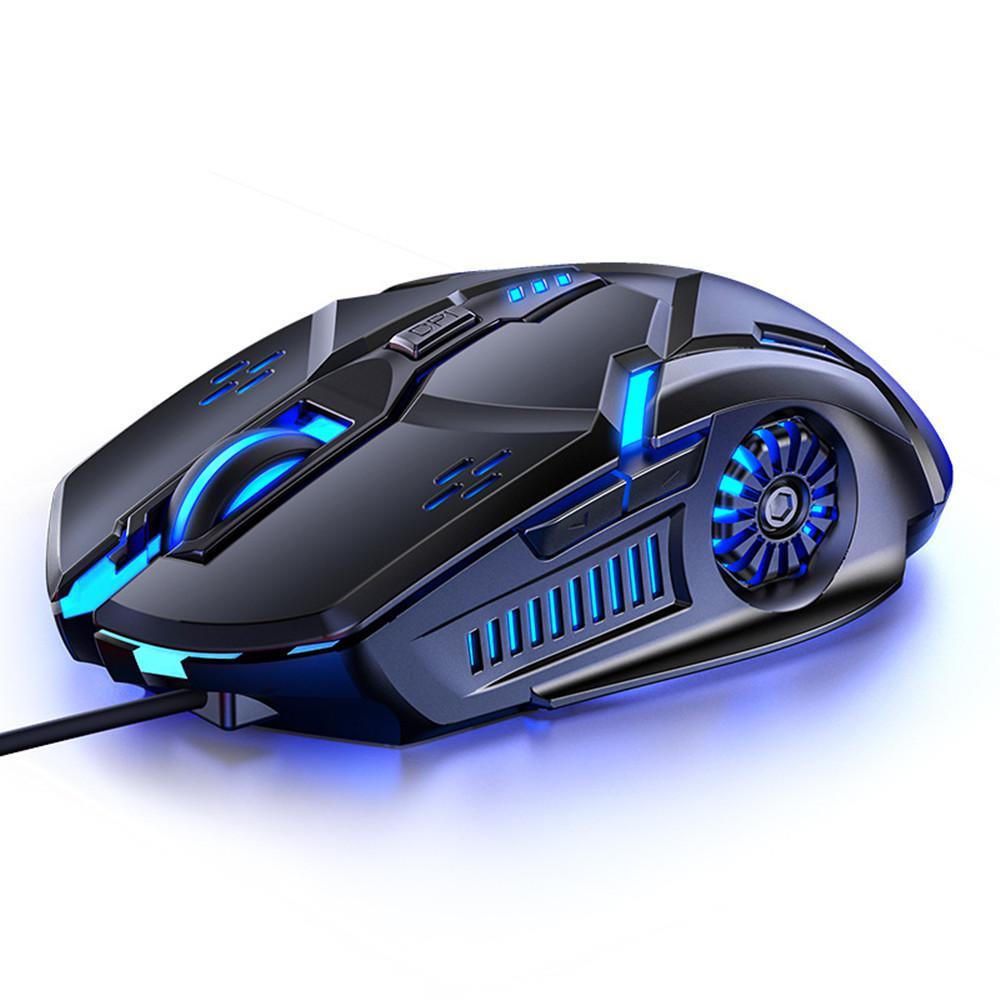 6D RGB LED Gaming Mouse - USB Wired Programmable 4 Speed DPI Gaming Mouse 2020 For PC Computer Laptop Gaming Mouse