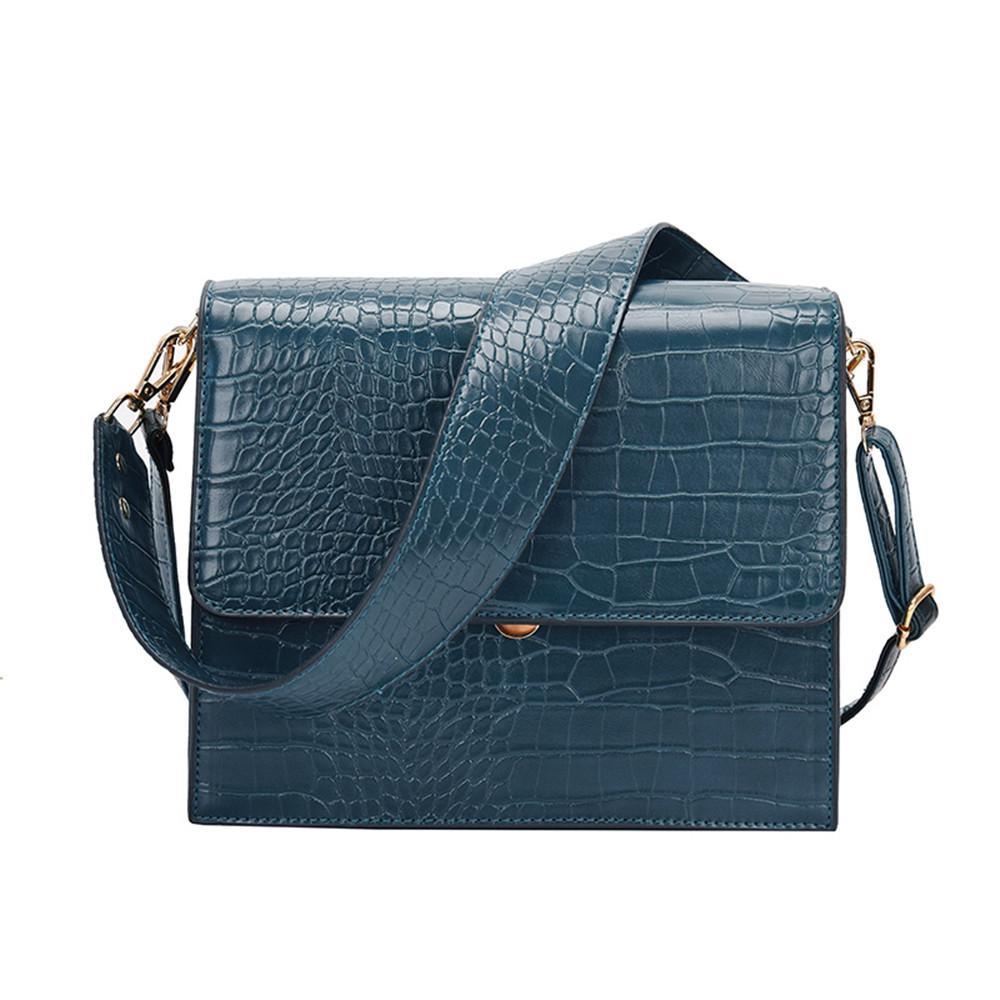 Female Tote bag Fashion New Quality Pu Leather Women's Designer Handbag Crocodile pattern Shoulder Messenger Bag