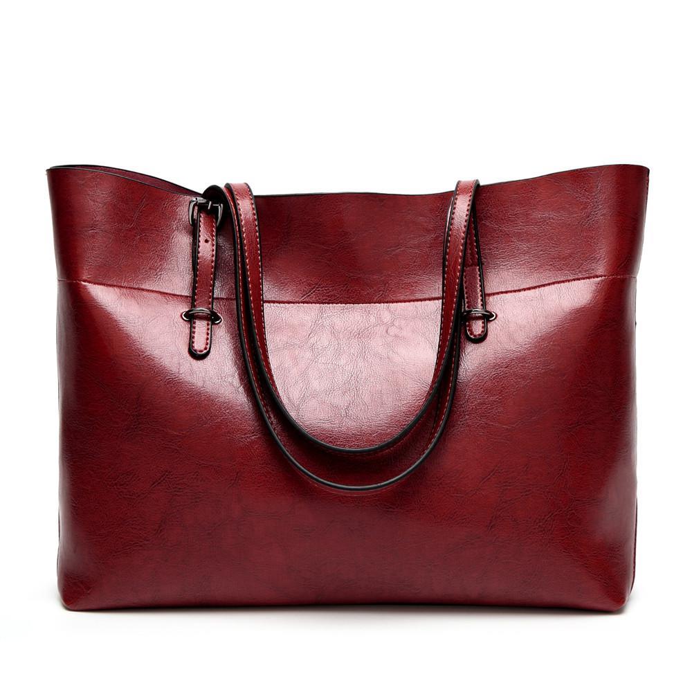 Messenger Bags for women 2021 Large Size Casual Tote handbags Solid Pu Leather Handbag Famous Brand Shoulder Bag