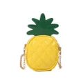 2 Pcs Womens Purses and Handbags Cute Fruit pineapple Crossbody Bags for Women Small Coin Wallet Girls Clutch Bag