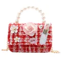 Style Children's Mini Purses and Handbags Cute Girls Pearl Crossbody Bag Kids Small Coin Pouch Party Hand Bags
