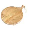 Davis & Waddell Wooden Chopping Board Round Serving Cheese Platter Tray 47cm