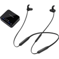 AVANTREE HT4186BLK WIRELESS NECKBAND EARBUDS FOR TV WITH TRANSMITTER 30M