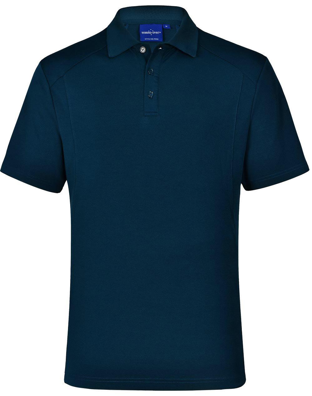 5 of PS59 Sz XL LUCKY BAMBOO Eco fabric Mens Polo Shirt Ocean Blue