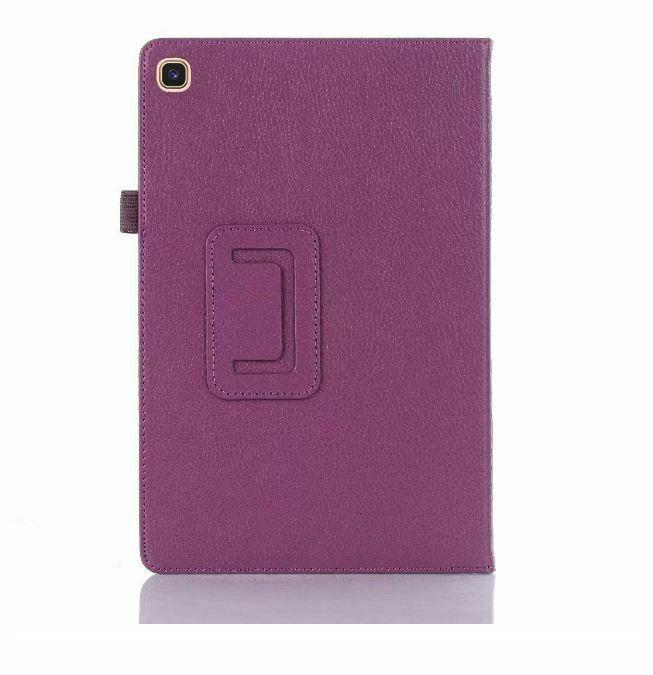 Leather Flip Folding Stand Case Cover For Lenovo Tab E10 10.1-Purple