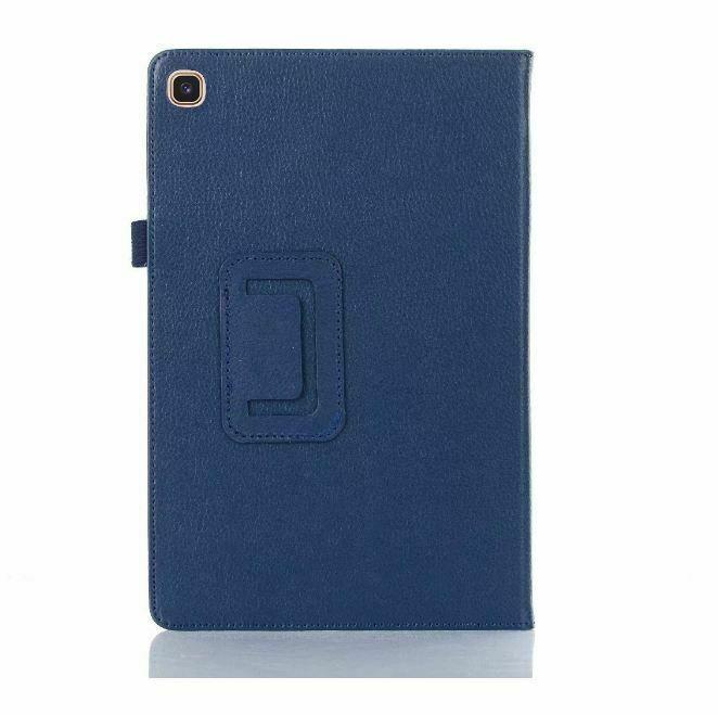 Leather Flip Folding Stand Case Cover For Lenovo Tab E10 10.1-Blue