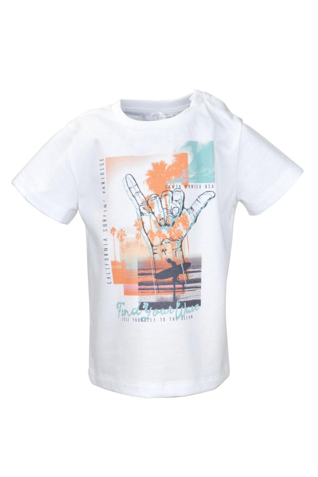 Zeyland: Boys Basic T-Shirt - Surfs Up (18-24m - 80/92)