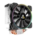 Antec A400 RGB A400 RGB CPU Air Cooler Direct Heat-Pipies Silent RGB PWM Fan Broad Socket Support Thermal Paste included. MTBF 50k Hrs 2 Years