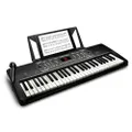 Alesis 54 Key Electric Keyboard/Piano w/ Built-In Speakers/Microphone/Music Rest