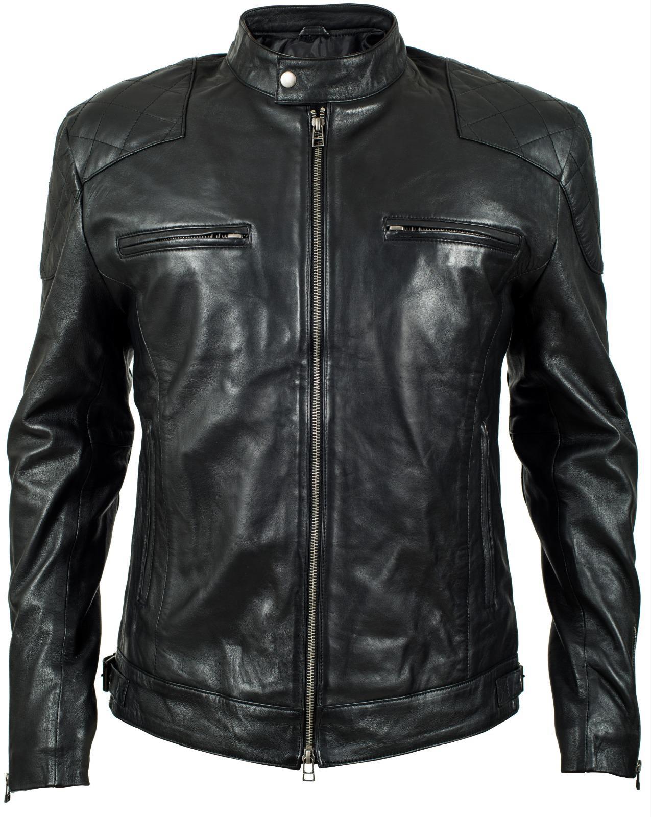 AU Fashion D-Beckham Sheepskin Leather Jacket