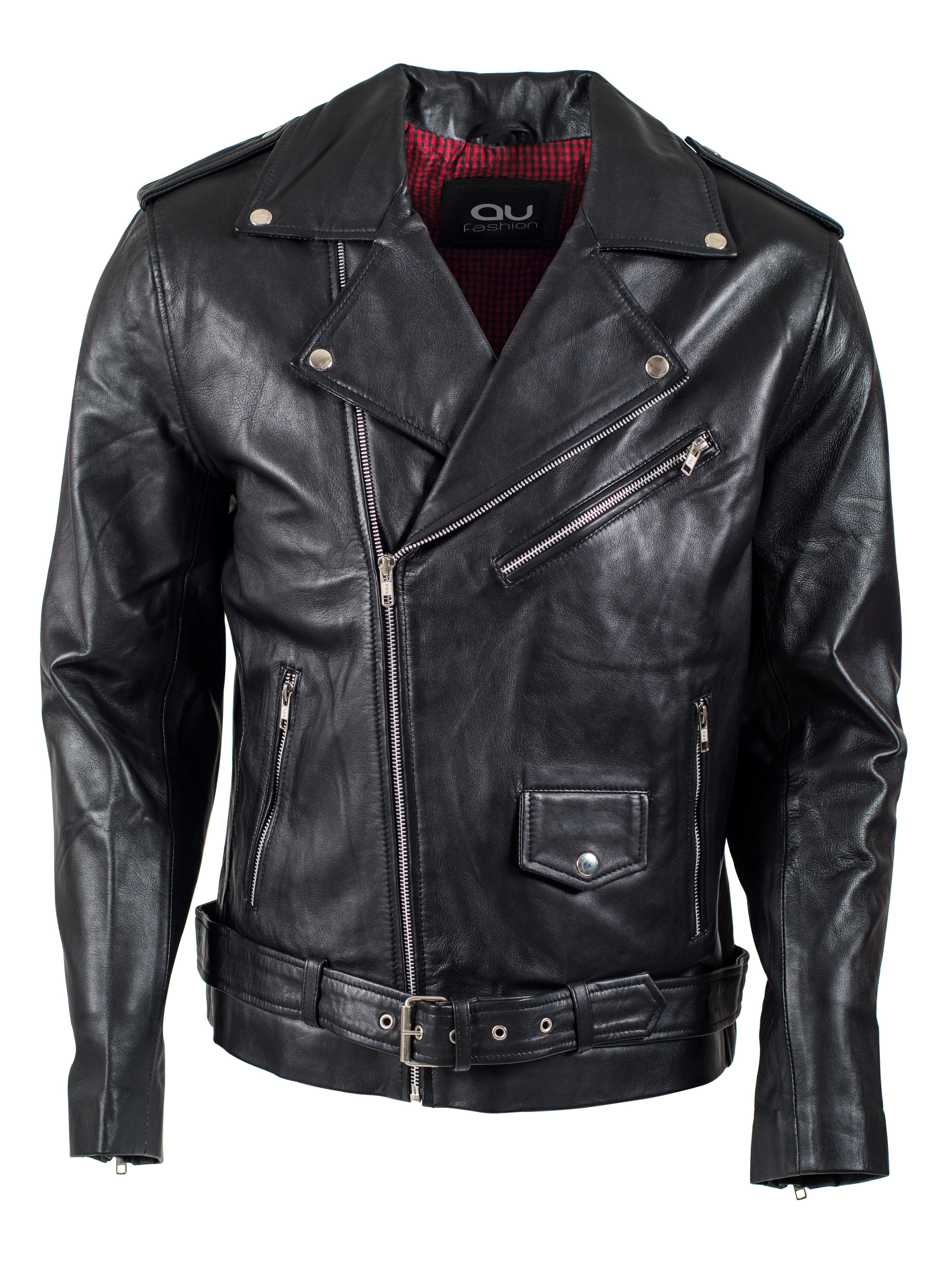AU Fashion Armatron Sheepskin Leather Jacket