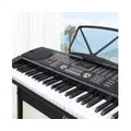 Elite 61 Keys Electronic Piano Keyboard Music LED Electric Holder Stand Adaptor in black