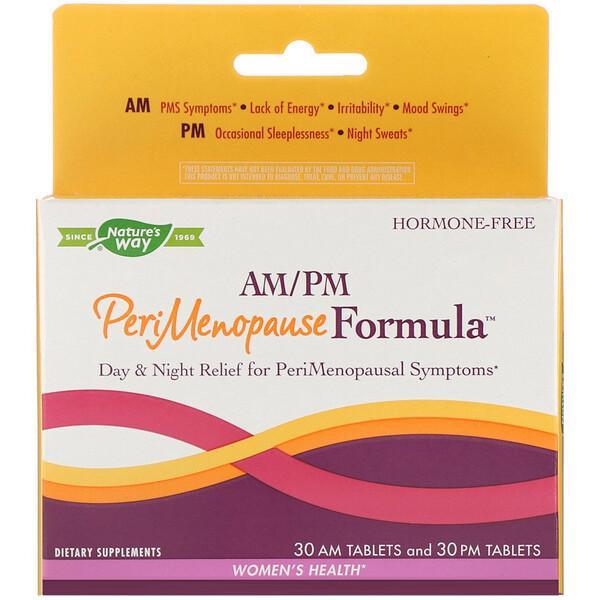 Nature's Way PeriMenopause Formula AM/PM Day & Night Menopause Relief 60 Tablets