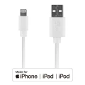 Apple MFI Certified 8 Pin Lightning to USB Cable 3M - White -AeroCool Branded