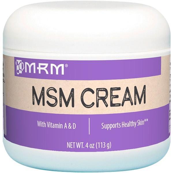 MRM MSM Cream + Vitamin A & D for Healthy Skin Support 113g