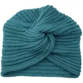 GoodGoods Turban Chunky Knitted Beanie Knot Headband Crochet Hat Hairband Cap(Green)
