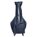 OHC01 Black LARGE Waterproof Fitted Chiminea Cover