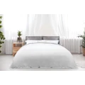Trafalgar Hotel Quality 1200TC Cotton Rich Quilt Cover Set (Queen, White) - Afterpay & Zippay Available