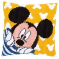 Vervaco Disney MICKEY PEEK-A-BOO Latch Hook Cushion Front Kit PN-0167235