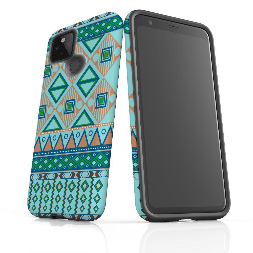 For Google Pixel 5 Case Armour Protective Cover Bohemian Pattern