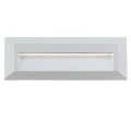 Prima Exterior LED Wall Light Rectangle 4000k in Black or Silver