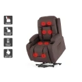Advwin Electric Lift Recliner Chair Massage Chair Sofa Brown