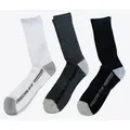 Skechers Sport 3 Pairs Mens Socks - Assorted (Black/Grey/White) - 10-13