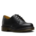 Dr. Martens 1461 Smooth Shoes Classic 3 Eye Lace Up Unisex PW - Black Smooth - UK 4