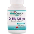 Nutricology Ox Bile Assists with Fat Digestion - 125mg, 180 Vegicaps