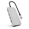 HyperDrive Viper 10-in-2 USB-C Hub with Dual Display for Mac/PC - Silver [HD392-SILVER]