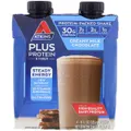 Atkins Plus Protein & Fiber Creamy Milk Chocolate - 4 Shakes, 325ml each