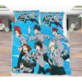 3D Bed Pillowcases Quilt My Hero Academia 21081 Anime Quilt Cover Set Bedding Set Pillowcases 3D Bed Pillowcases Quilt Duvet cover