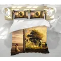 3D Bed Pillowcases Quilt Female Sea Tree 19130 Quilt Cover Set Bedding Set Pillowcases 3D Bed Pillowcases Quilt Duvet cover
