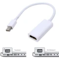 ACL Mini Display Port DP Thunderbolt to HDMI Adapter White for MacBook Pro Air Mac iMac SurfaceBook Pro 4K