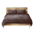 Bed Quilt Cover Bedding set Flannel Super King Size with Pillowcase Mink Winter