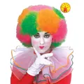 Rubie'S Multi Colour Neon Clown Wig Dress Up Costume Accessory