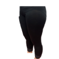 Merino Skins Womens Audrina Capri Legging Thermals Underwear Warm Winter - Black - L