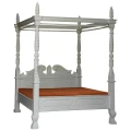 CT Jepara Queen Size Bed - White