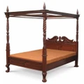 CT Jepara Queen Size Bed - Mahogany