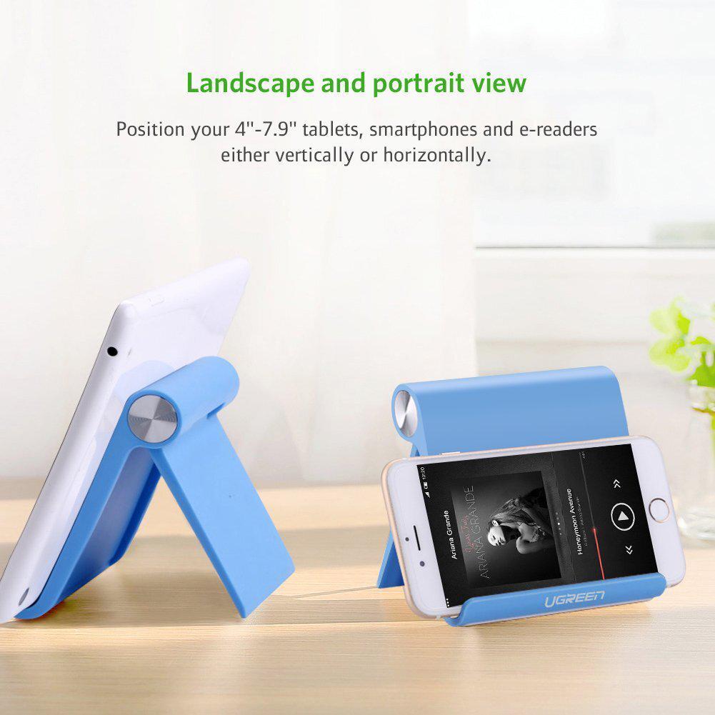 Multi Angle Mobile Phone Tablet Stand Holder Samsung Galaxy Apple iPhone - Blue