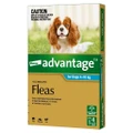 Advantage Spot-On Flea Control Treatment for Dogs 4-10kg - 4 Pack