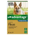 Advantage Spot-On Flea Control Treatment for Dogs Over 25kg - 4 Pack